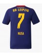 Billige RB Leipzig Antonio Nusa #7 Bortedrakt 2025-26 Kortermet